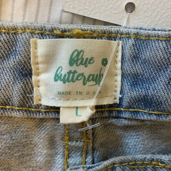 High waisted denim shorts - Picture 3 of 5